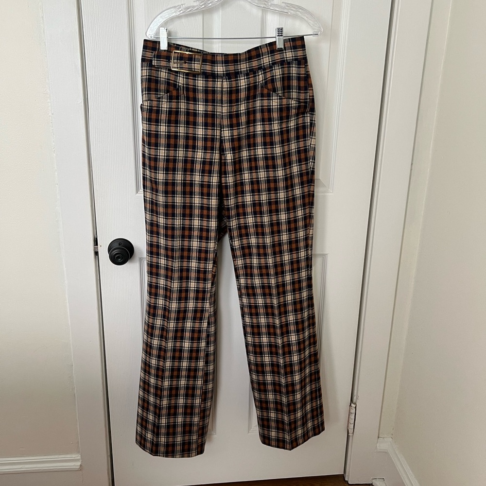 Christian Dior Vintage Plaid Trousers Size L